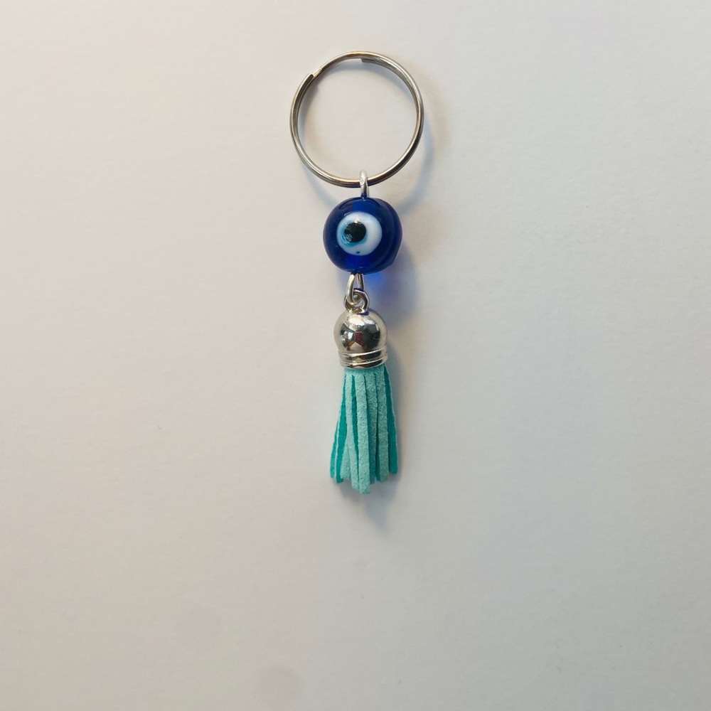 Turkish evil eye keychain